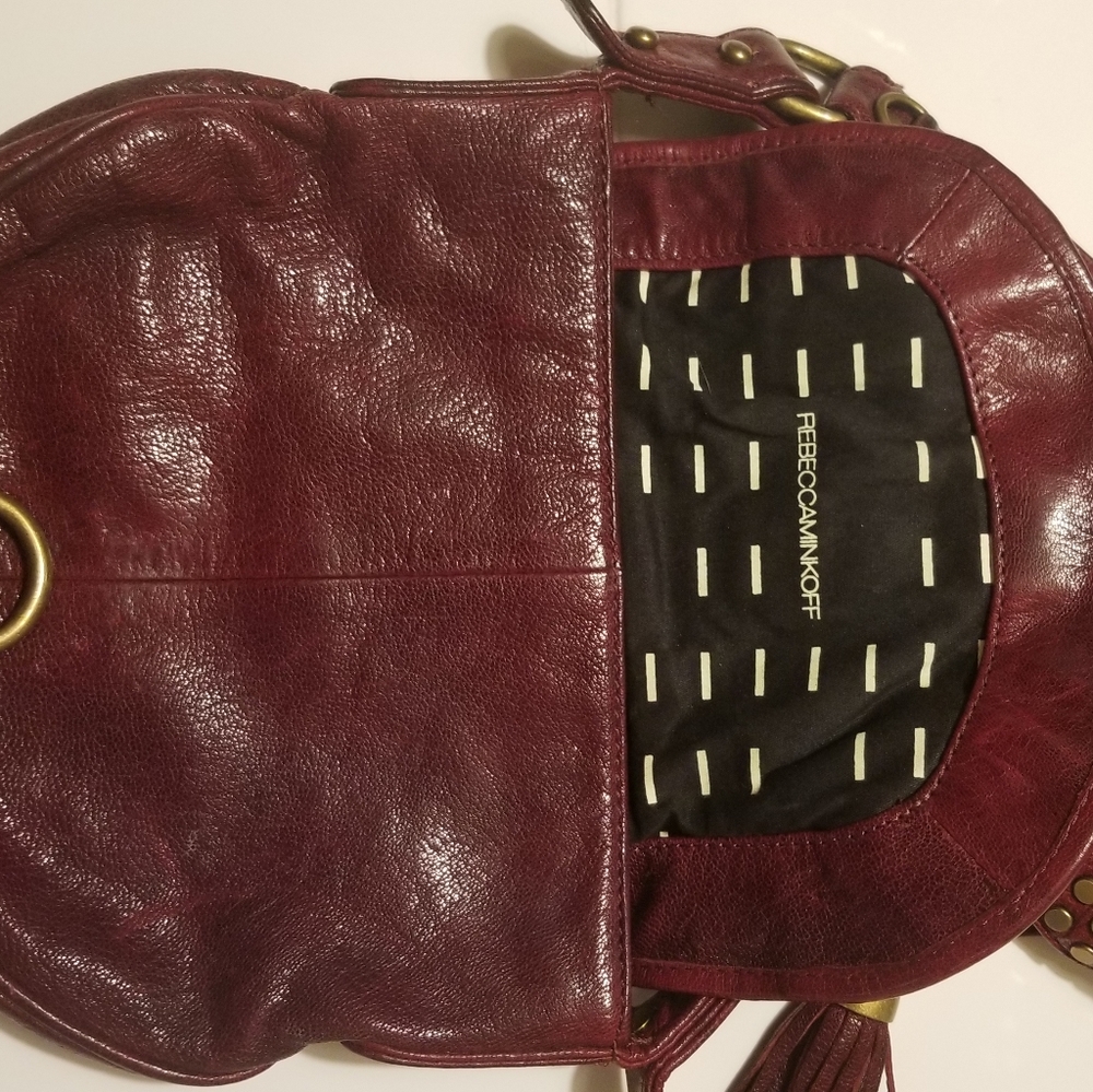 Red Rebecca Minkoff studded crossbody purse - Picture 5 of 5